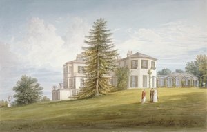 Widok południowo-zachodni na Bromley Hill, Bromley, Kent, 1815 autorstwa John Buckler