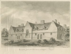 Stafford - Jałmużna: rysunek w sepii, 1841 autorstwa John Buckler