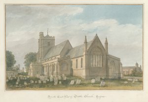 Sussex - Kościół Bitewny, 1824 autorstwa John Buckler