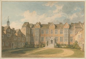 Yorkshire - York - Wnętrze domu Heslington, 1818 autorstwa John Buckler