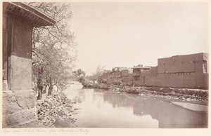 Widok na rzekę Kabul autorstwa John Burke