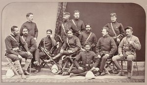 Aptekarze oddziału generała Robertsa, 1878 ok autorstwa John Burke