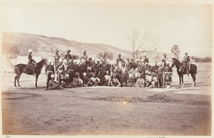 ?Asystent generalny z marszałkiem marszałkiem i sztabem?, 1879 circa autorstwa John Burke