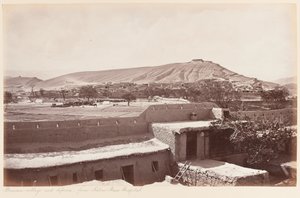 Wioska Bemaru i obrona od rodzimego szpitala bazowego, 1879 autorstwa John Burke