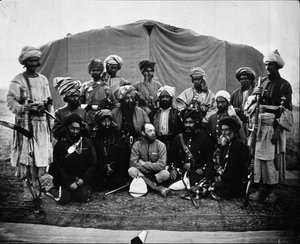 Major Cavagnari z Sirdars i Kunae Synd, 1878 ok