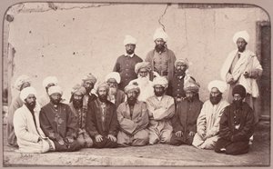Sirdar Habeeboolah [sic] Gilzai i inni Chanowie, 1879 autorstwa John Burke