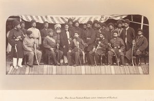 Amir Yakub Khan i Sirdars z Kabulu