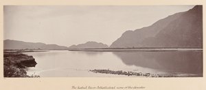 ?Rzeka Kabul, Jellallabad, miejsce katastrofy?, 1879r autorstwa John Burke