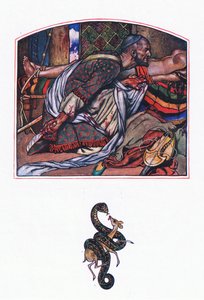 Afridi love, ilustracja z Ogrodu Kama (i inne teksty z Indii), 1920 autorstwa John Byam Liston Shaw