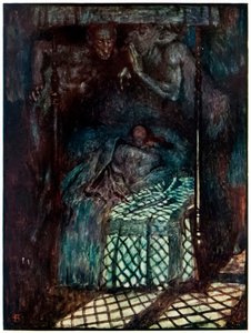 „Sen Christiany” z „Wędrówki pielgrzyma z tego świata, do tego, który ma nadejść” Johna Bunyana autorstwa John Byam Liston Shaw