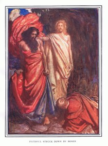 Wierni pobici przez Mojżesza autorstwa John Byam Liston Shaw