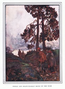 Słabe i czytaj y, aby zatrzymać, wychowuj tyły autorstwa John Byam Liston Shaw