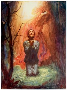 „Pan Standfast” z „Wędrówki pielgrzyma z tego świata, do tego, który ma nadejść” Johna Bunyana autorstwa John Byam Liston Shaw