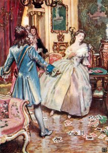 Verdi, La Traviata (kolorowa litografia)
