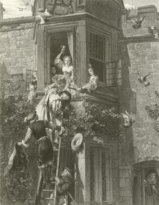 Atak i obrona autorstwa John Callcott Horsley