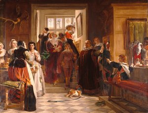 Zejście na kolację autorstwa John Callcott Horsley