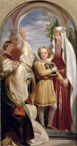 Dzieciństwo Artura, 1851 autorstwa John Callcott Horsley