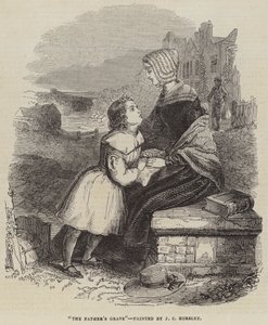Grób Ojca autorstwa John Callcott Horsley