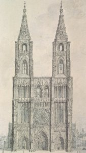 Zachodni front katedry w Strasburgu