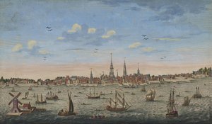 Filadelfia z perspektywy wschodniej, 1778 autorstwa John Carwitham