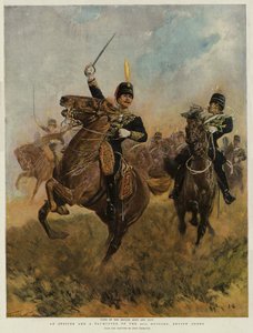 Oficer i trębacz 20 Huzarów, Rozkaz Rewizyjny (chromolitho)