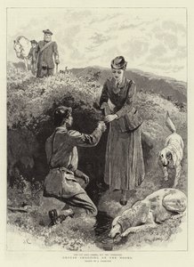 Strzelanie cietrzewia na Maurach autorstwa John Charlton