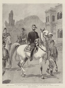 Sułtan w domu, Abdul Hamid jedzie w parku Yildiz Palace