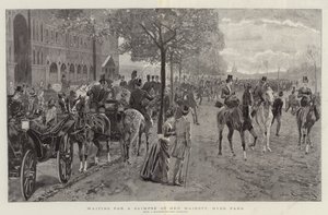 Czekam na przebłysk Jej Królewskiej Mości, Hyde Park autorstwa John Charlton