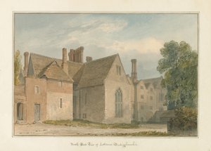 Buckinghamshire - Hala Latimers autorstwa John Chessell Buckler