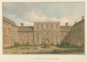 Essex - Gosfield Hall - The Court autorstwa John Chessell Buckler