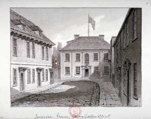 Jamaica House, Cherry Garden Street, Bermondsey, Londyn, 1826 autorstwa John Chessell Buckler