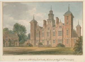 Norfolk - Blickling Hall, 1820 autorstwa John Chessell Buckler