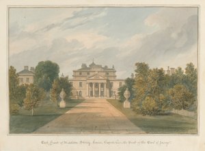 Oxfordshire - Middleton Stoney House, 1827 autorstwa John Chessell Buckler