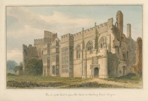 Sussex - Cowdray House autorstwa John Chessell Buckler