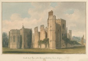 Sussex - Cowdray House, 1825 autorstwa John Chessell Buckler