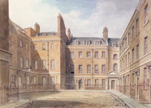 Widok na Downing Street, Westminster autorstwa John Chessell Buckler