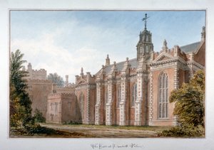 Widok sali w Lambeth Palace, Londyn, 1831 autorstwa John Chessell Buckler