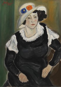 Pani w kapeluszu. Żona artysty, Dagny Marie Christensen