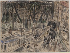 Życie ludowe na Kapelvej autorstwa John Christensen