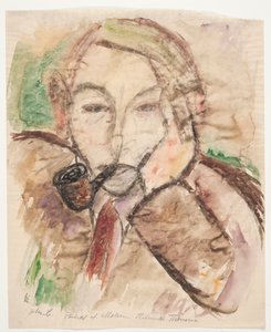 Portret malarza Helmutha Thomsena autorstwa John Christensen