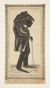 Portret postaci z Bristolu, John Baggridge ze św. Filipa (drzewryt)