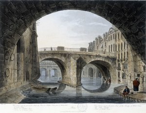 Paryż, Peer Pont - dess. de Mats, około 1810, miasto Paryż. autorstwa John Claude Nattes