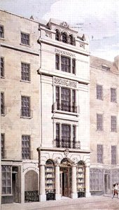 Rundell, Bridge and Rundell, 32 Ludgate Hill, 1826 (wc na papierze) autorstwa John Clement Meade