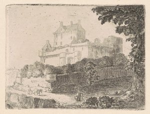 Zamek Dalhousie I autorstwa John Clerk, of Eldin