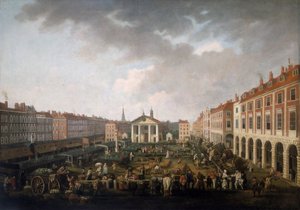 „Piazza i rynek w Covent Garden”, ok. 1775 r.
