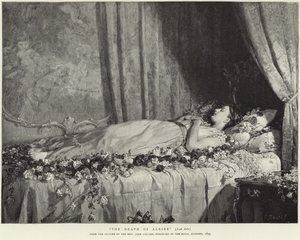 Śmierć Albina autorstwa John Collier
