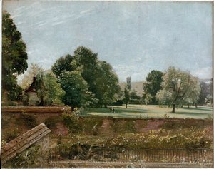 Widok na Salisbury, z biblioteki domu archidiakona Fishera (olej na płótnie) autorstwa John Constable