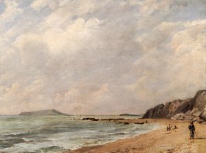 Widok na zatokę Osmington w Dorset, w kierunku wyspy Portland autorstwa John Constable