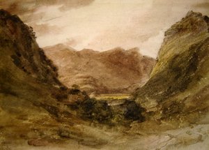 Borrowdale (akwarela na papierze) autorstwa John Constable