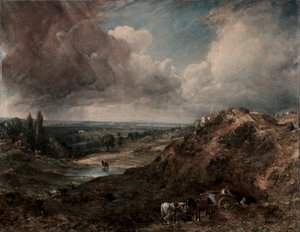 Branch Hill Pond, Hampstead autorstwa John Constable